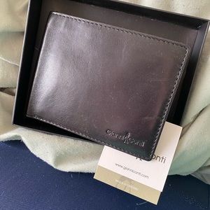 Black Gianni Conti Mens Wallet